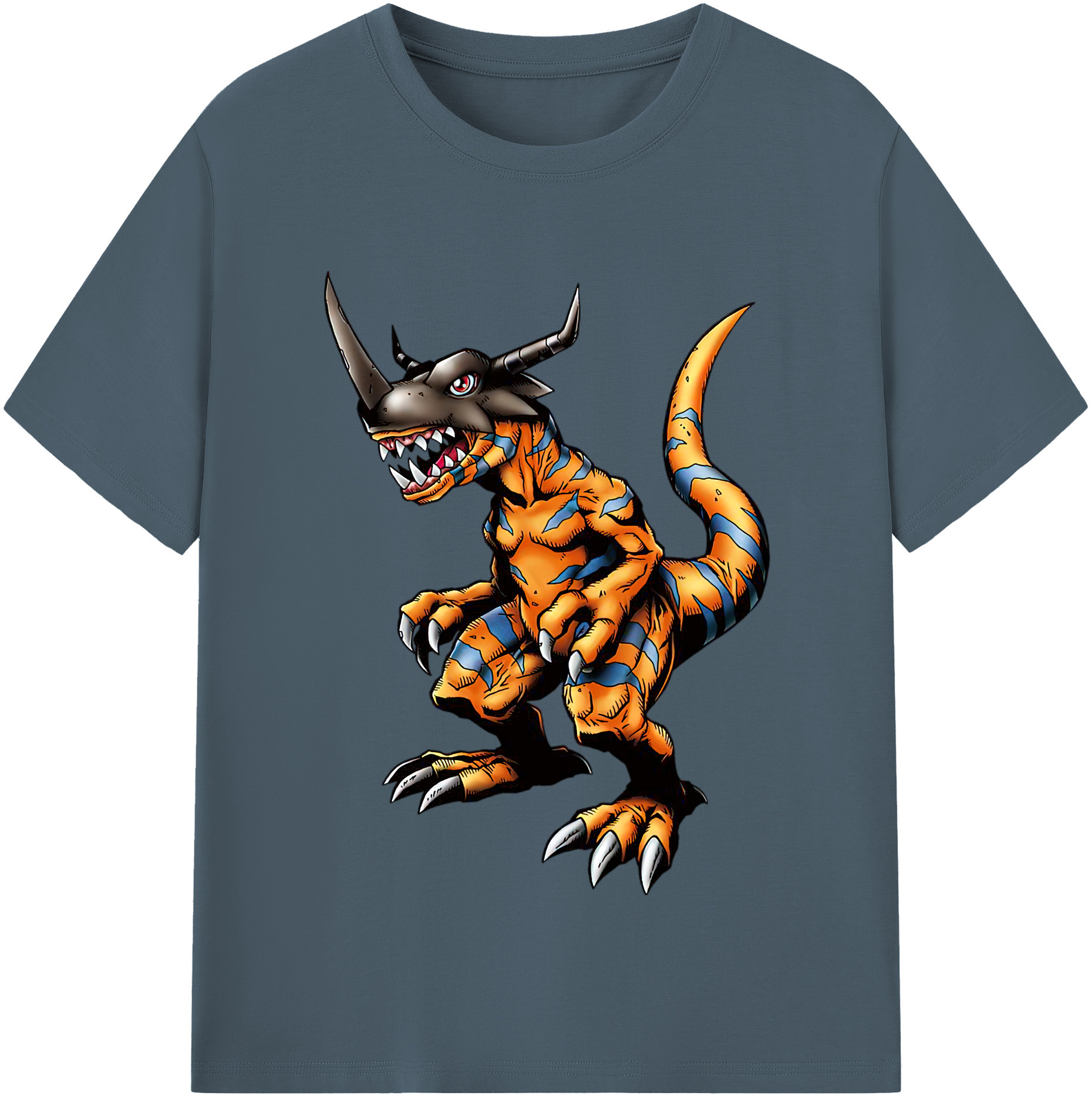 （画像用） Digimon デジタルモンスター/デジモン 綿100％半袖Tシャツ（フロントプリント）